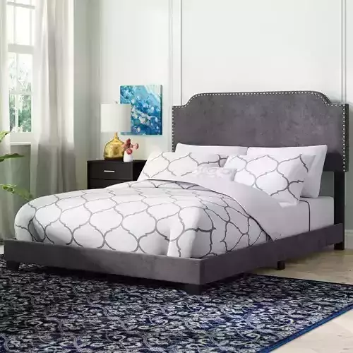 Voigt Tufted Upholstered Standard Bed