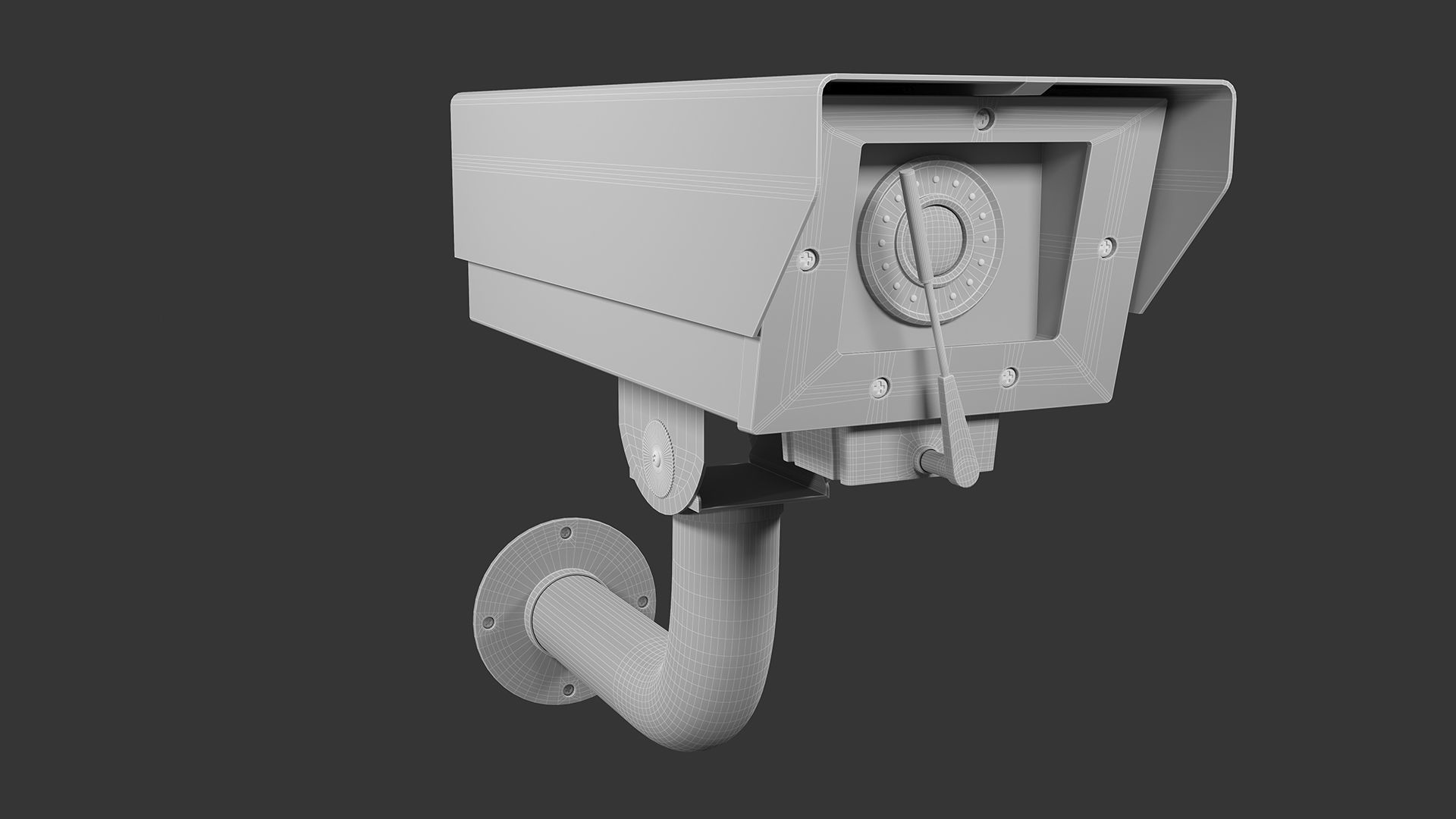 Security Camera 3D model_10