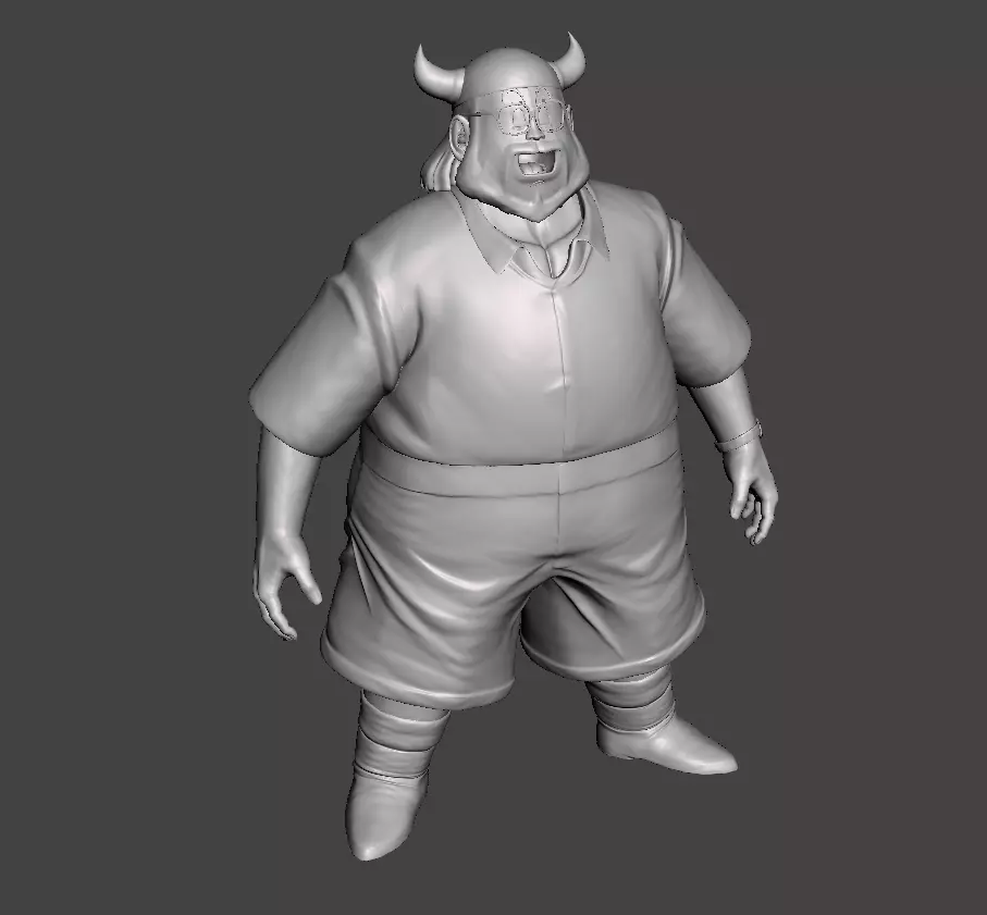 Ox King 3D Model 3D print model_0