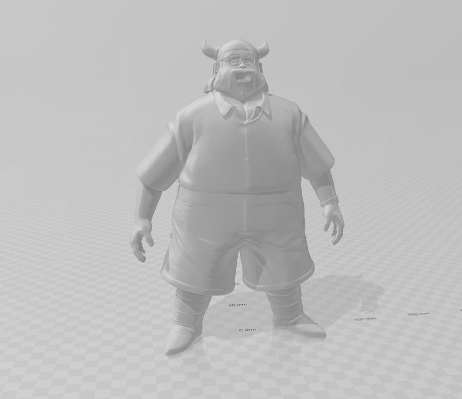 Ox King 3D Model 3D print model_1