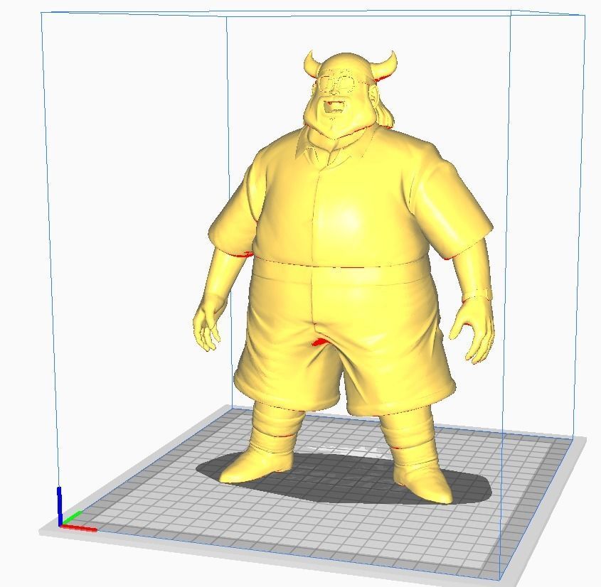 Ox King 3D Model 3D print model_2