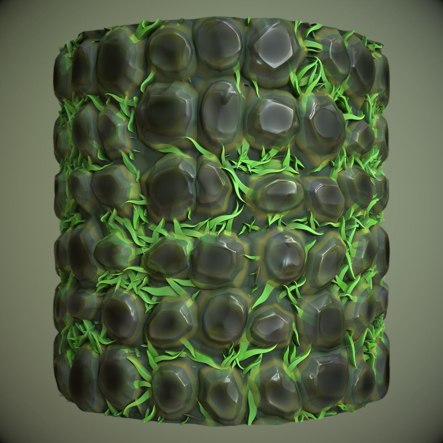 Stylized rocks cobblestones PBR seamless material Texture_7