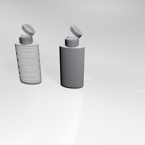 Hair Perfector Bottle 01 3D model_9