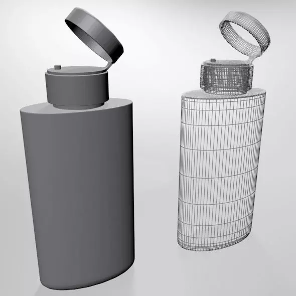 Hair Perfector Bottle 01 3D model_0