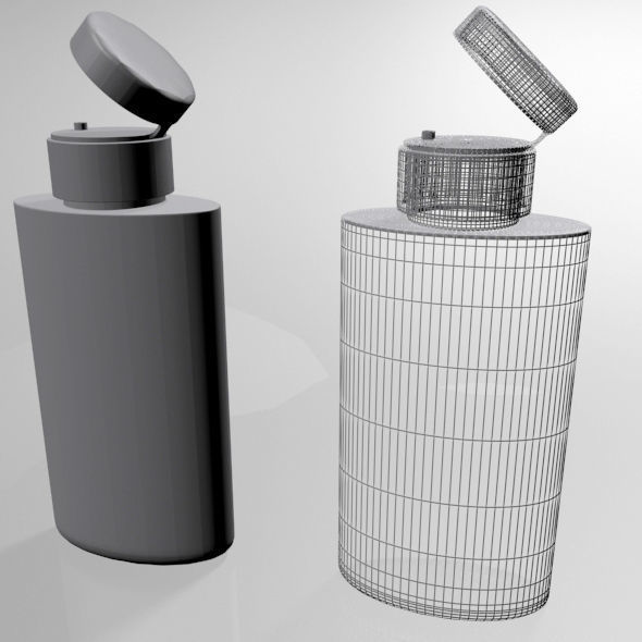 Hair Perfector Bottle 01 3D model_1