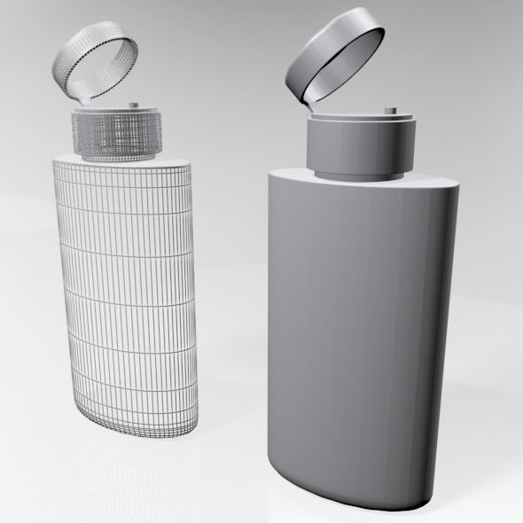 Hair Perfector Bottle 01 3D model_3
