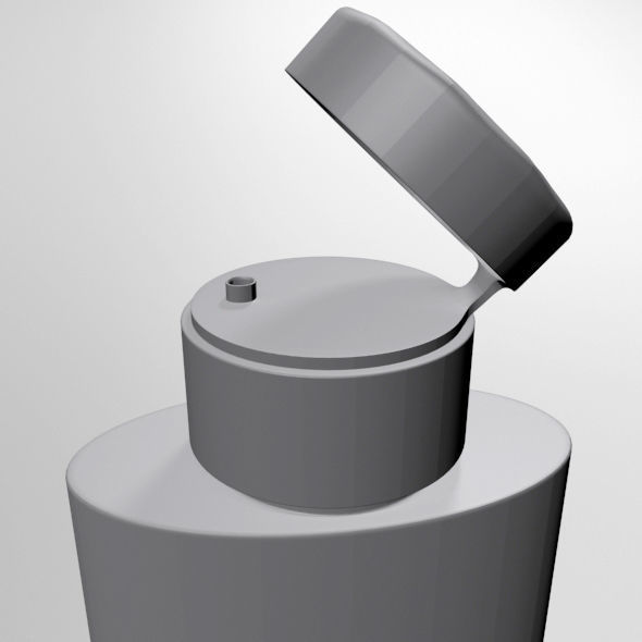 Hair Perfector Bottle 01 3D model_5
