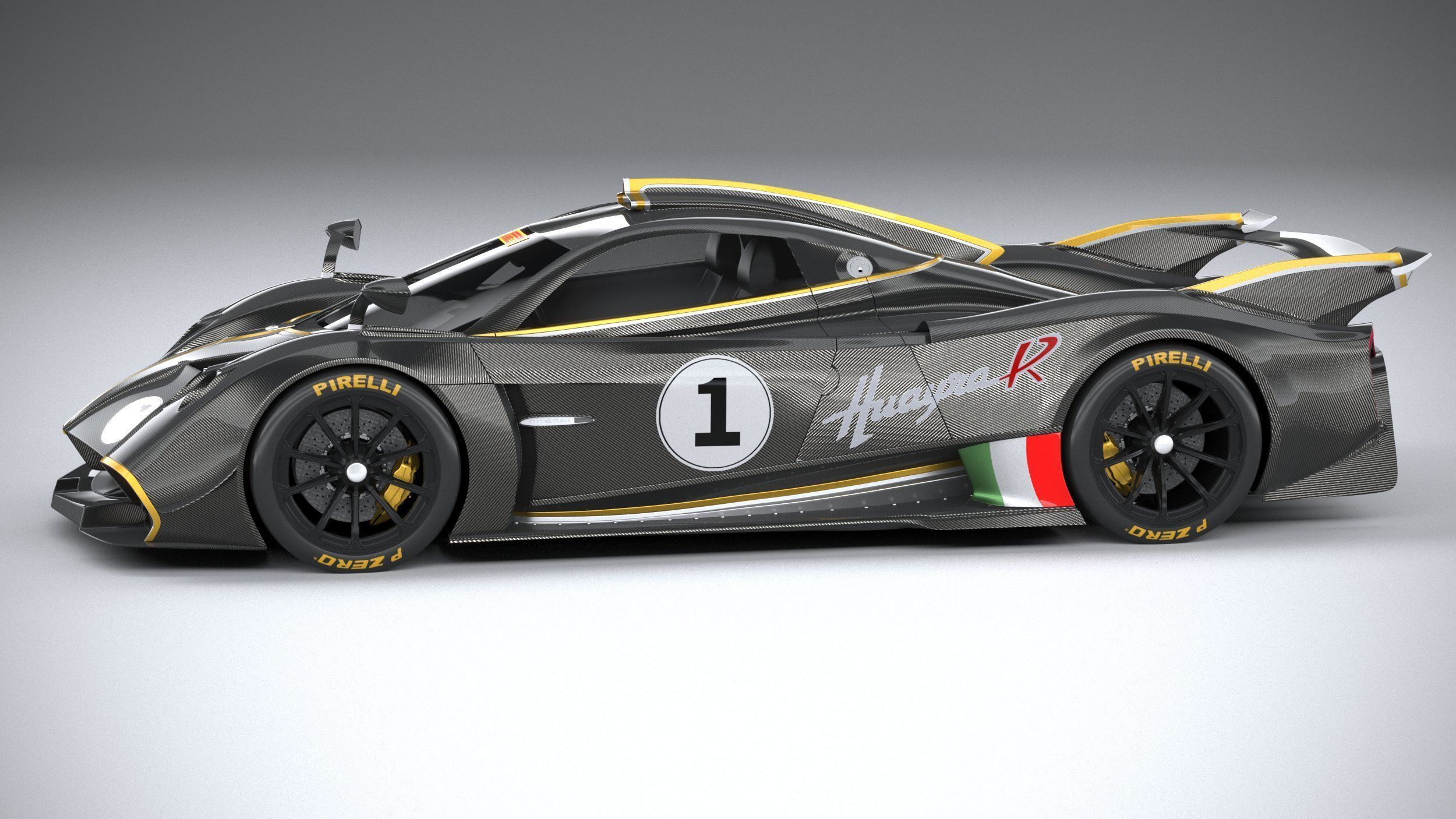 Pagani Huayra R 2021 3D model_8