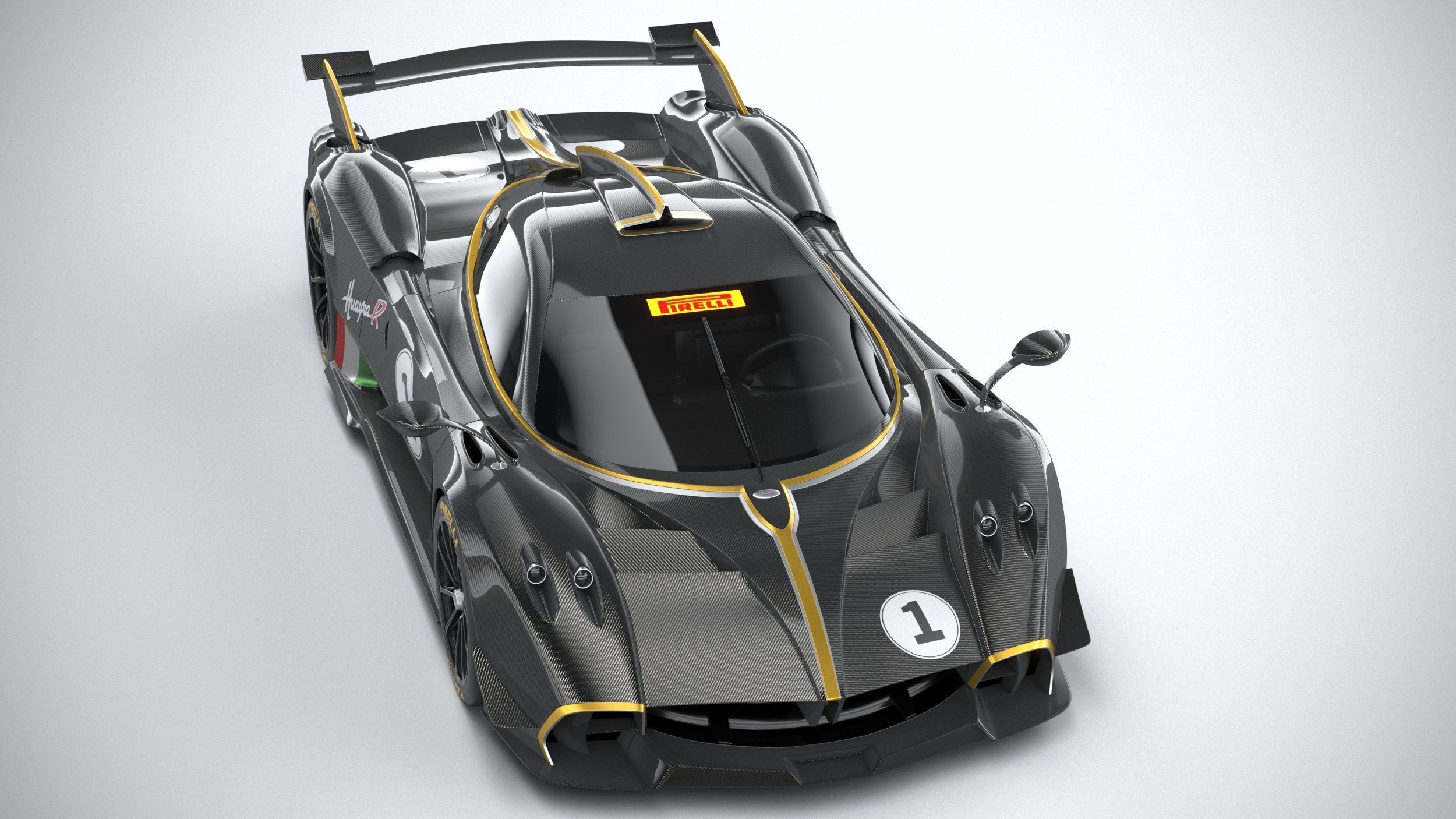 Pagani Huayra R 2021 3D model_12