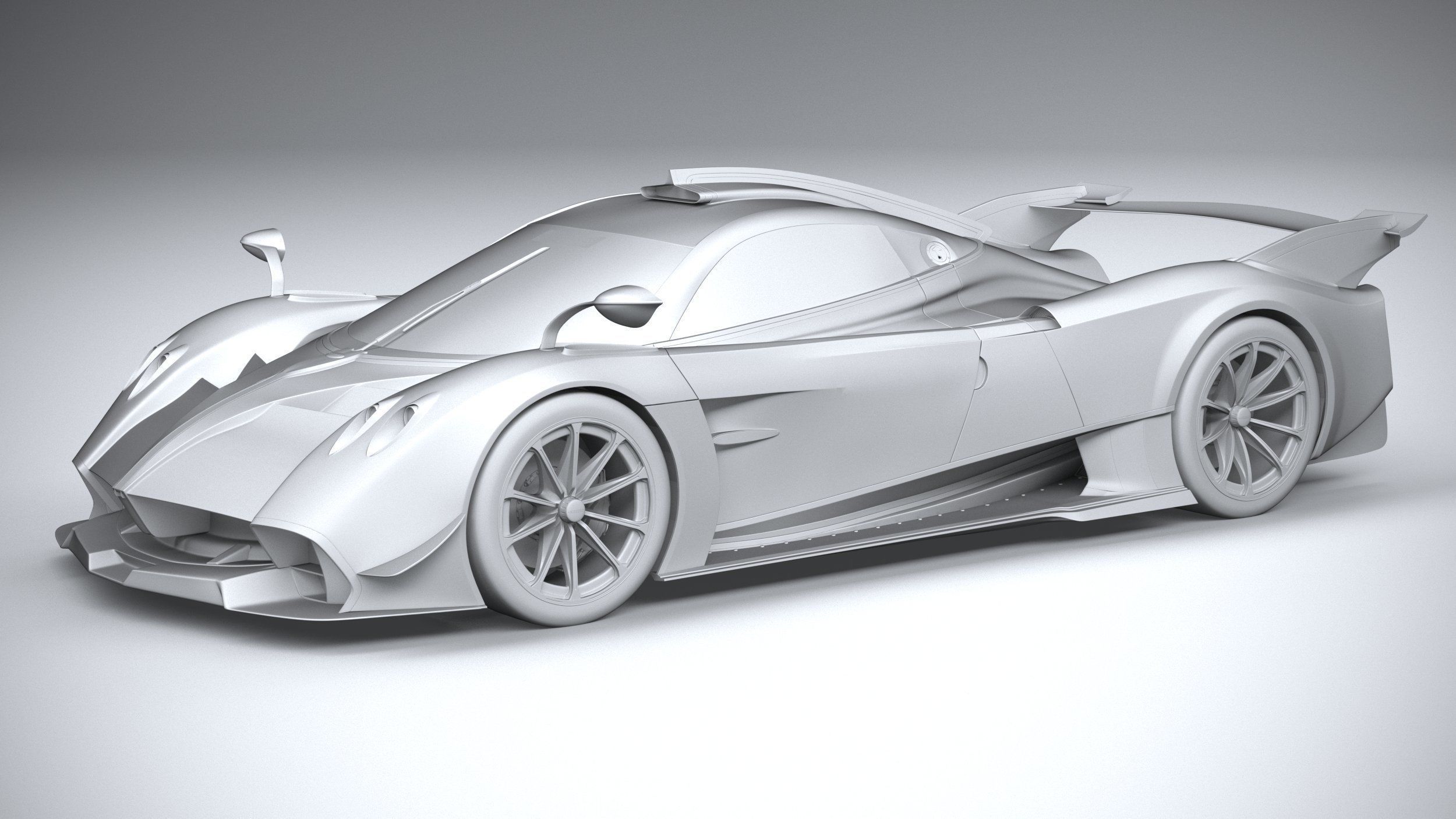 Pagani Huayra R 2021 3D model_19