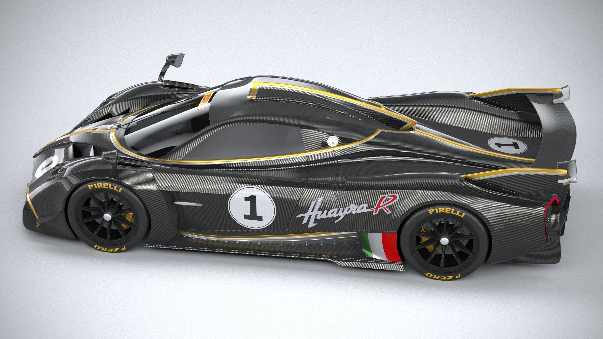 Pagani Huayra R 2021 3D model_9