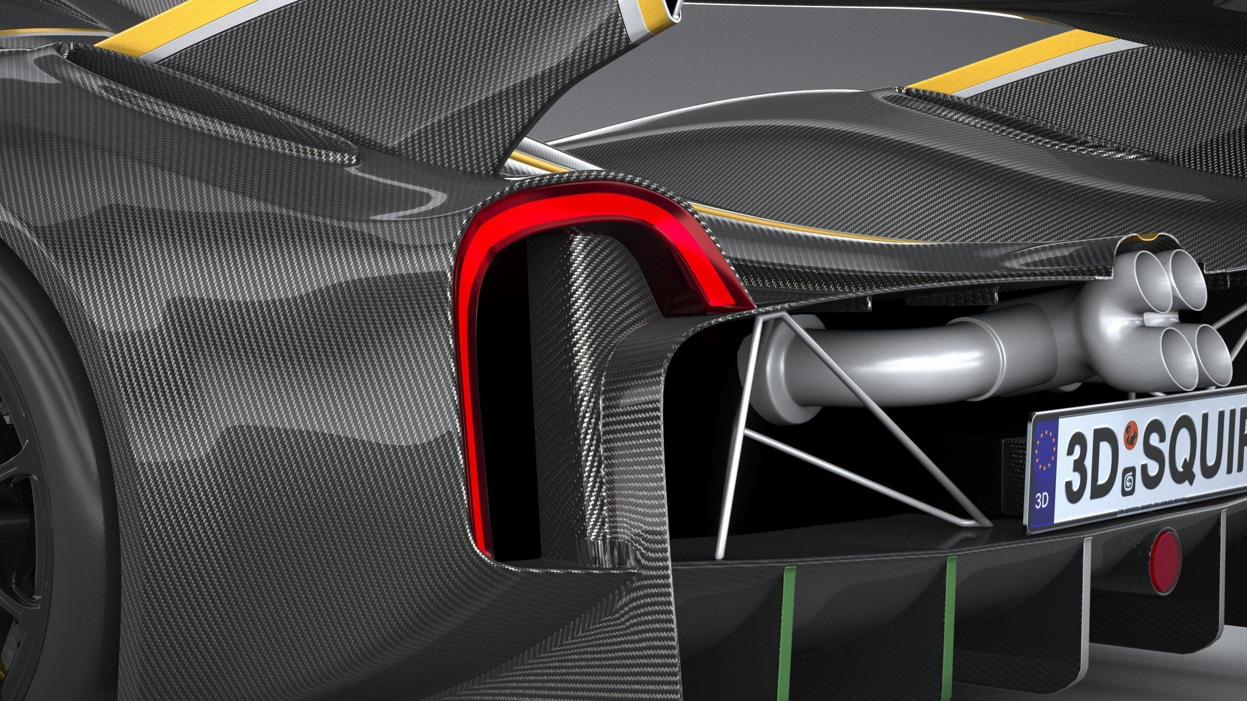 Pagani Huayra R 2021 3D model_15