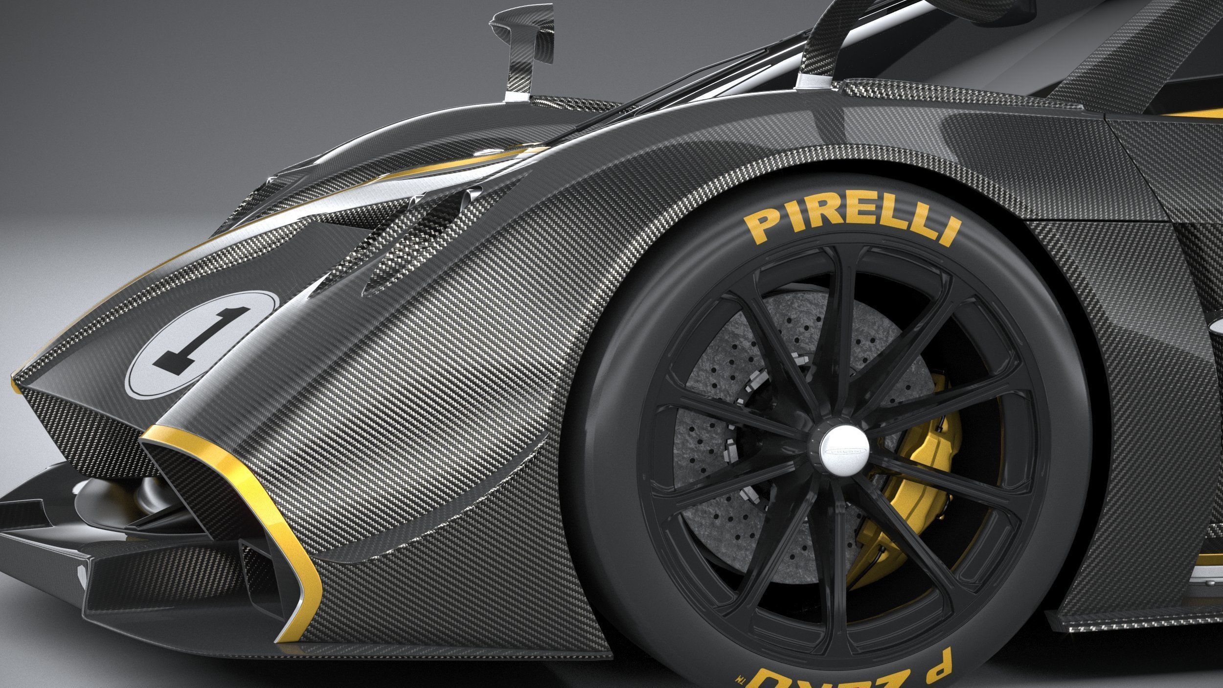 Pagani Huayra R 2021 3D model_3