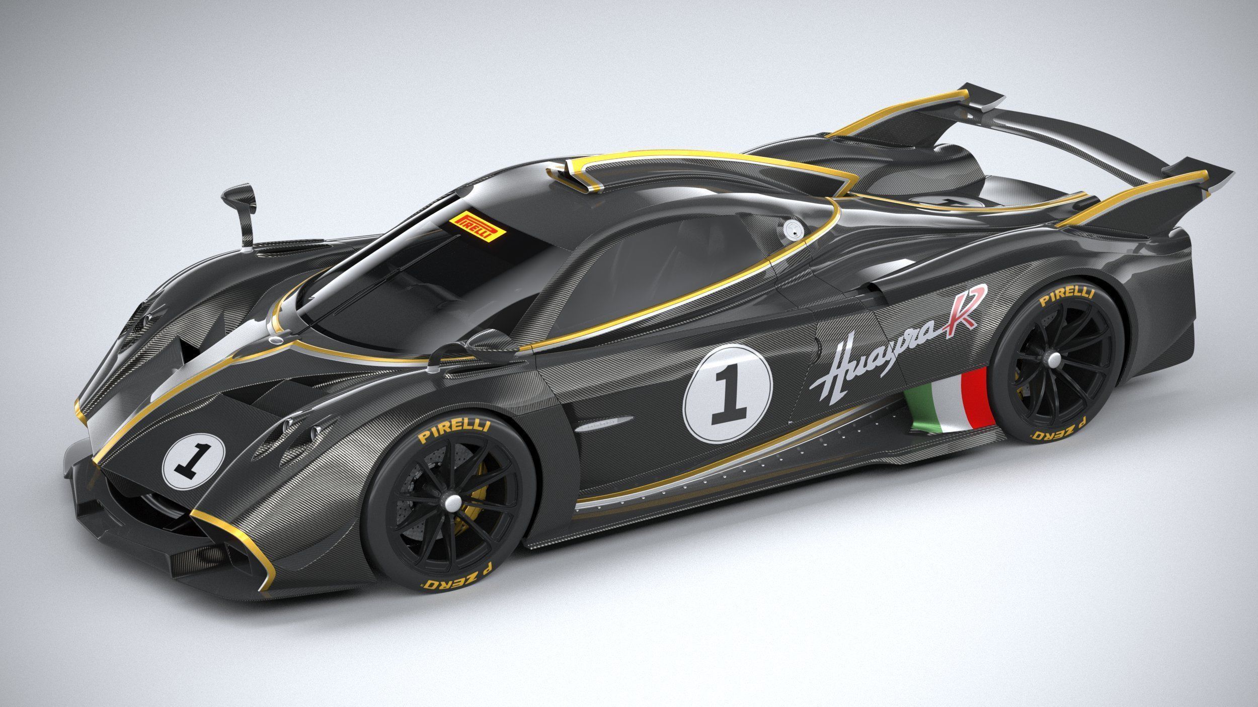 Pagani Huayra R 2021 3D model_7