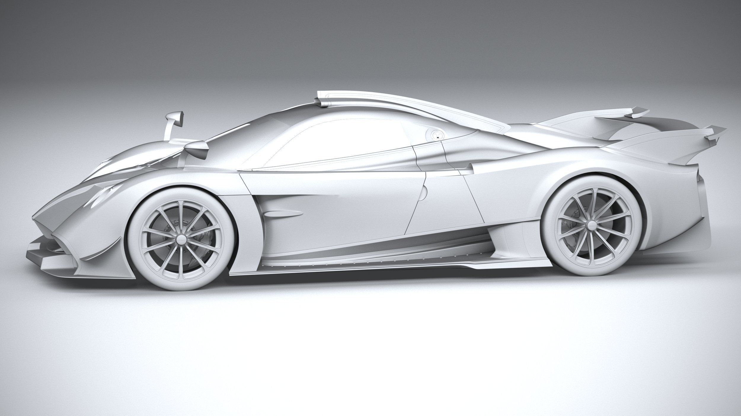 Pagani Huayra R 2021 3D model_22