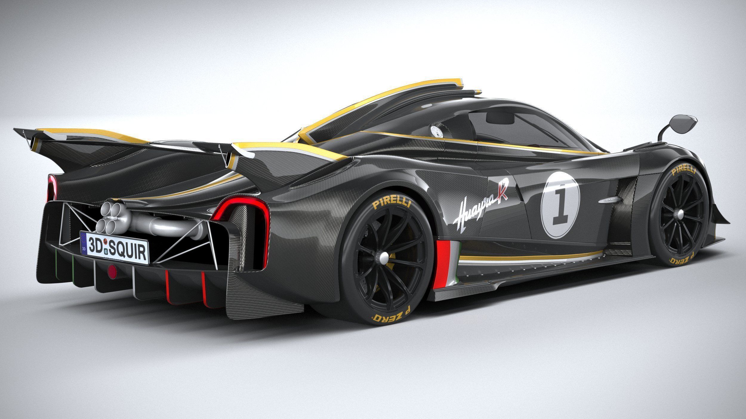 Pagani Huayra R 2021 3D model_17