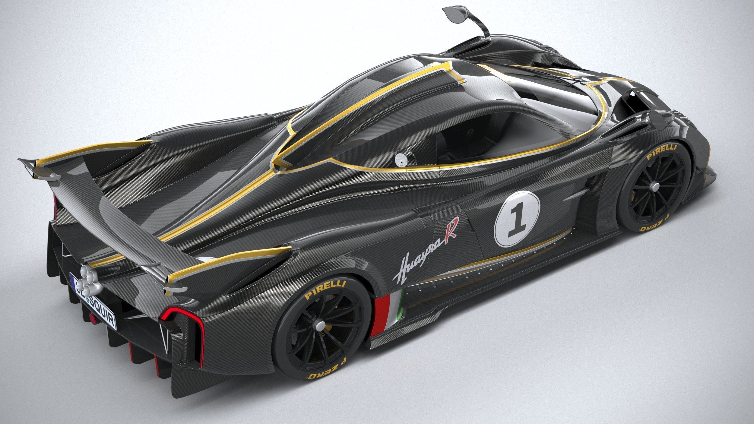 Pagani Huayra R 2021 3D model_10