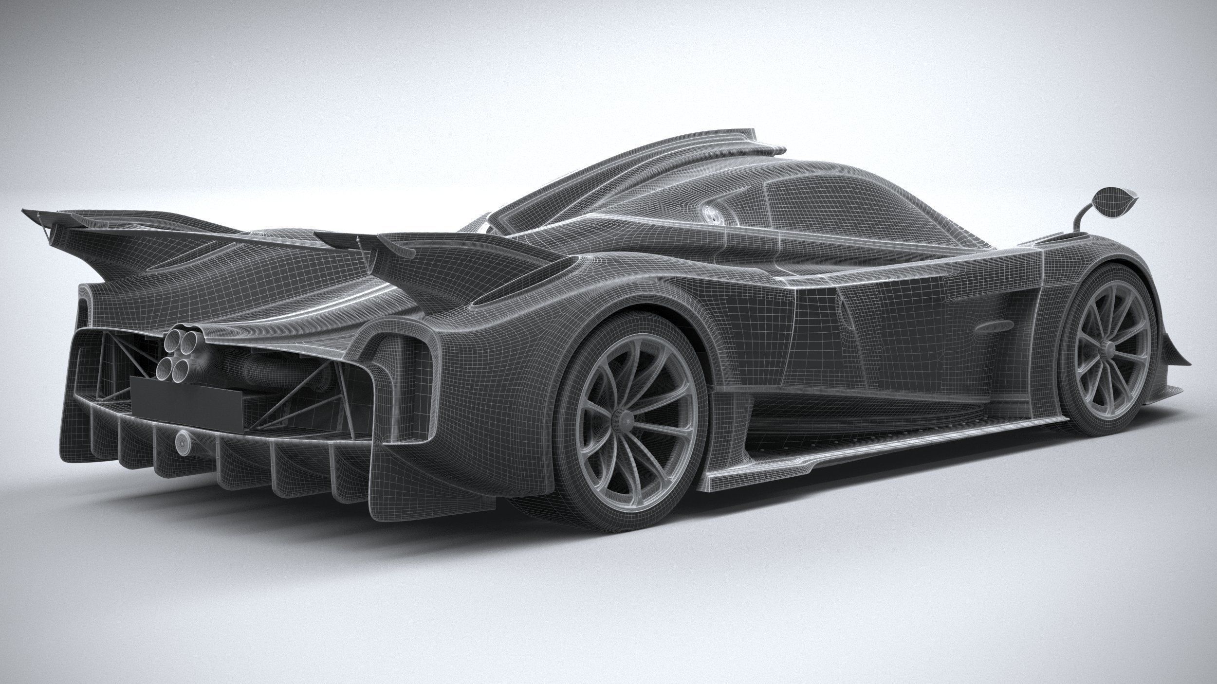 Pagani Huayra R 2021 3D model_27