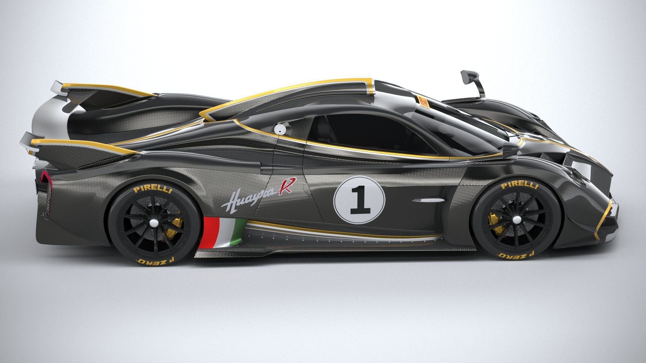 Pagani Huayra R 2021 3D model_11