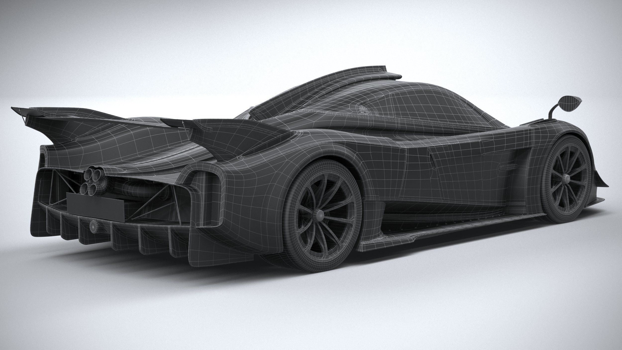 Pagani Huayra R 2021 3D model_29