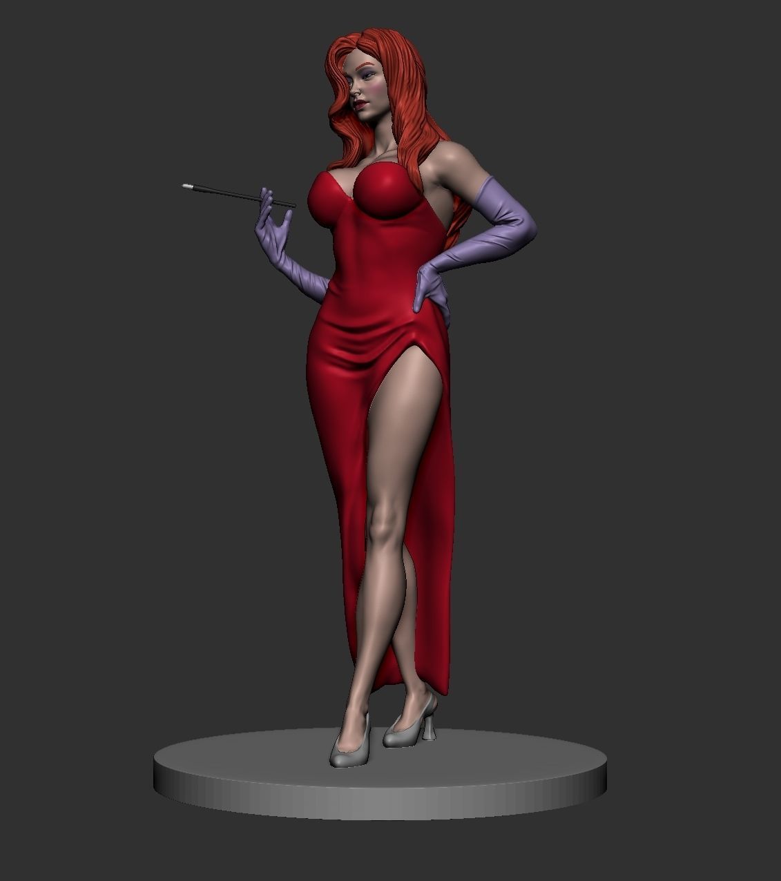 Jessica Rabbit 3D print model_8