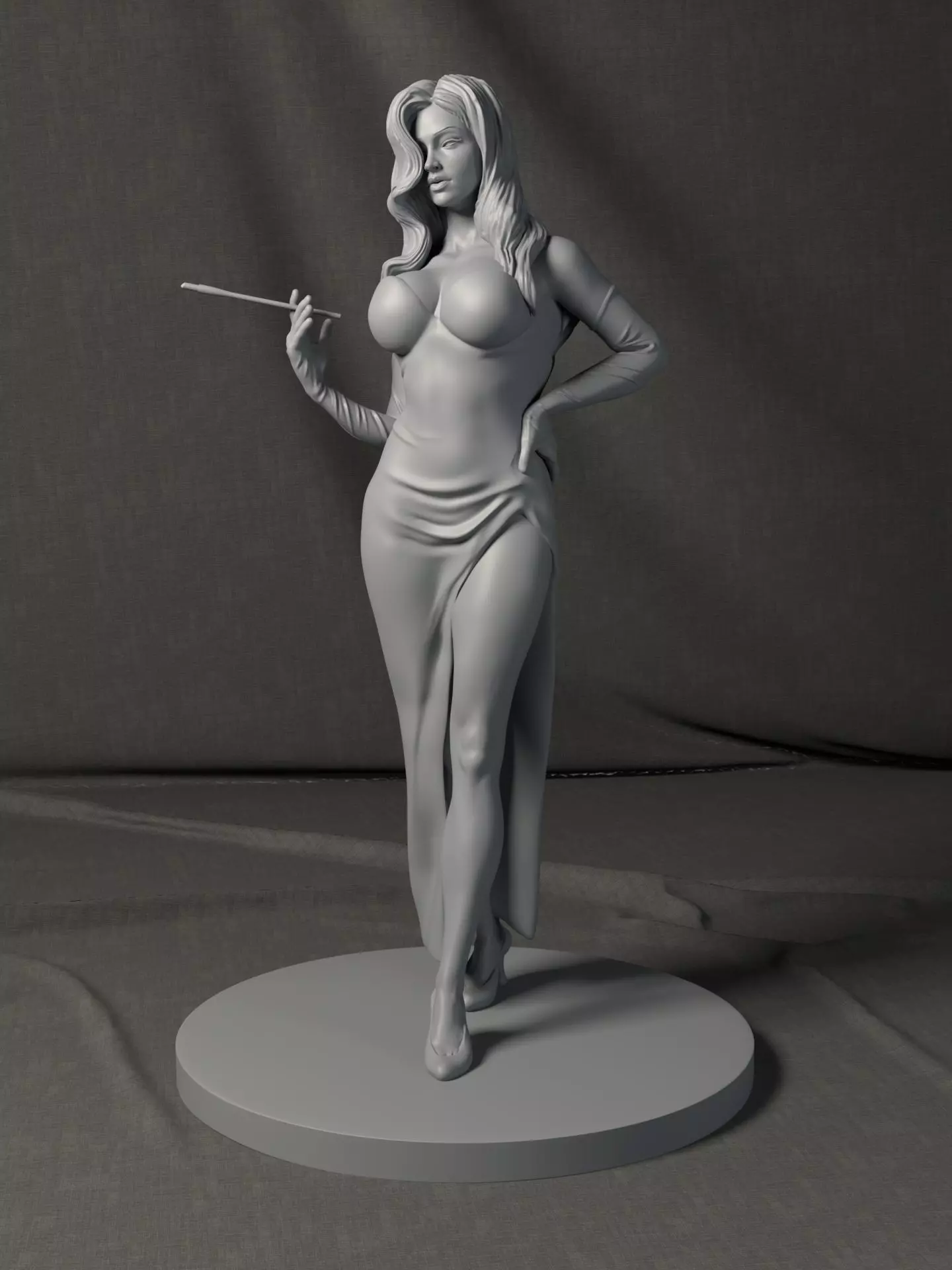 Jessica Rabbit 3D print model_0