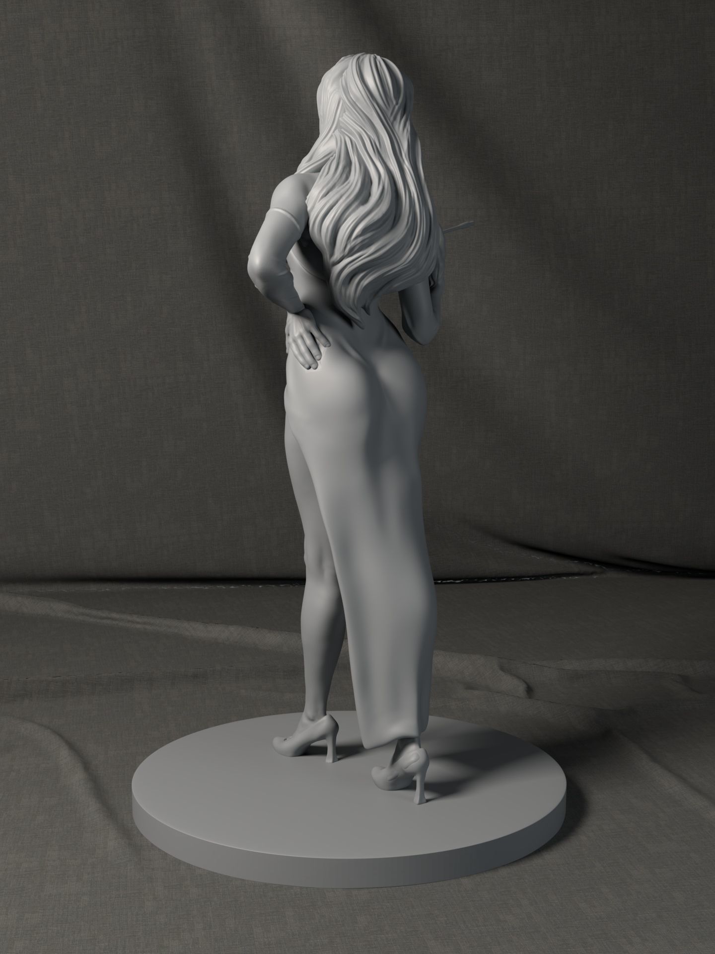Jessica Rabbit 3D print model_3