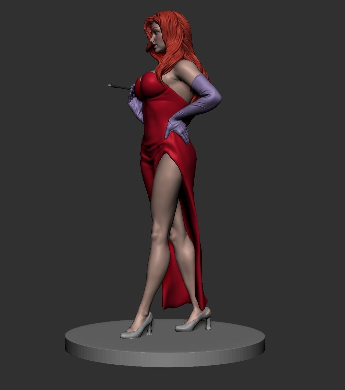 Jessica Rabbit 3D print model_9