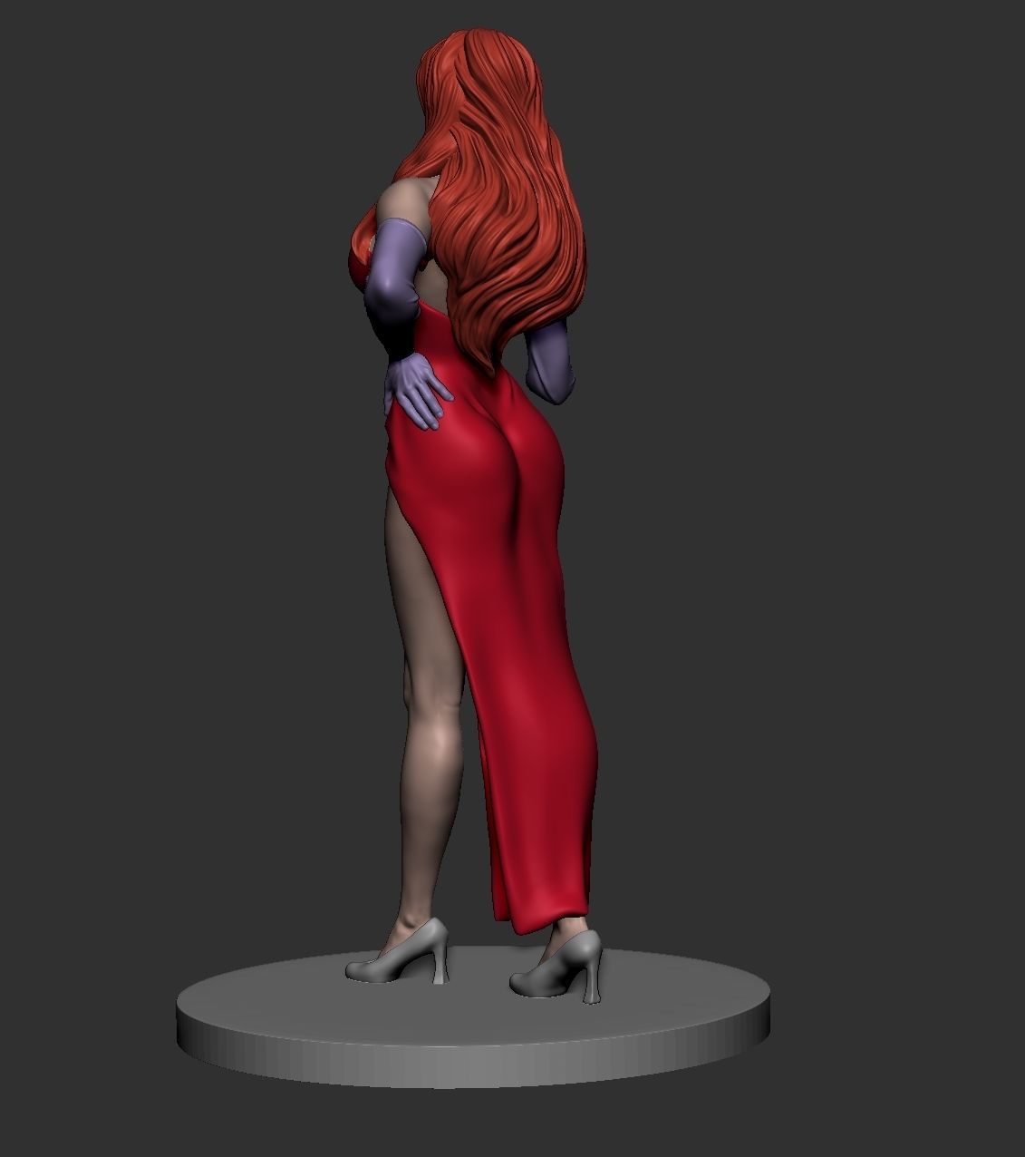 Jessica Rabbit 3D print model_10