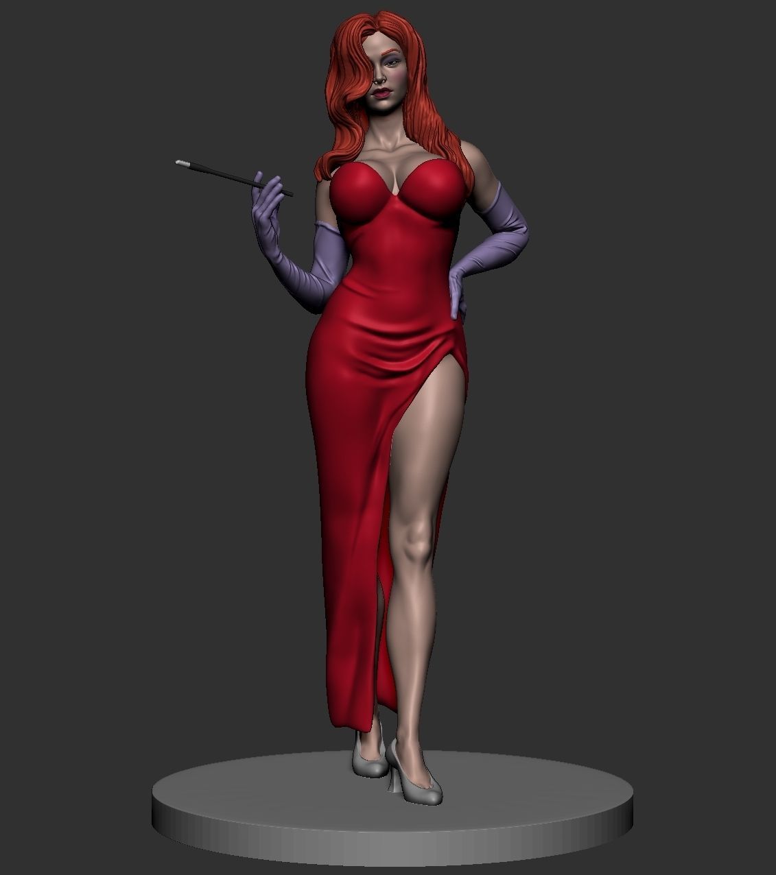 Jessica Rabbit 3D print model_15