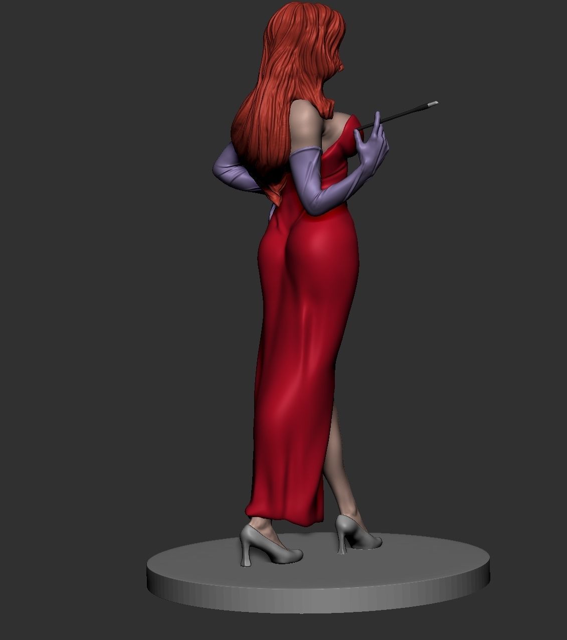 Jessica Rabbit 3D print model_12