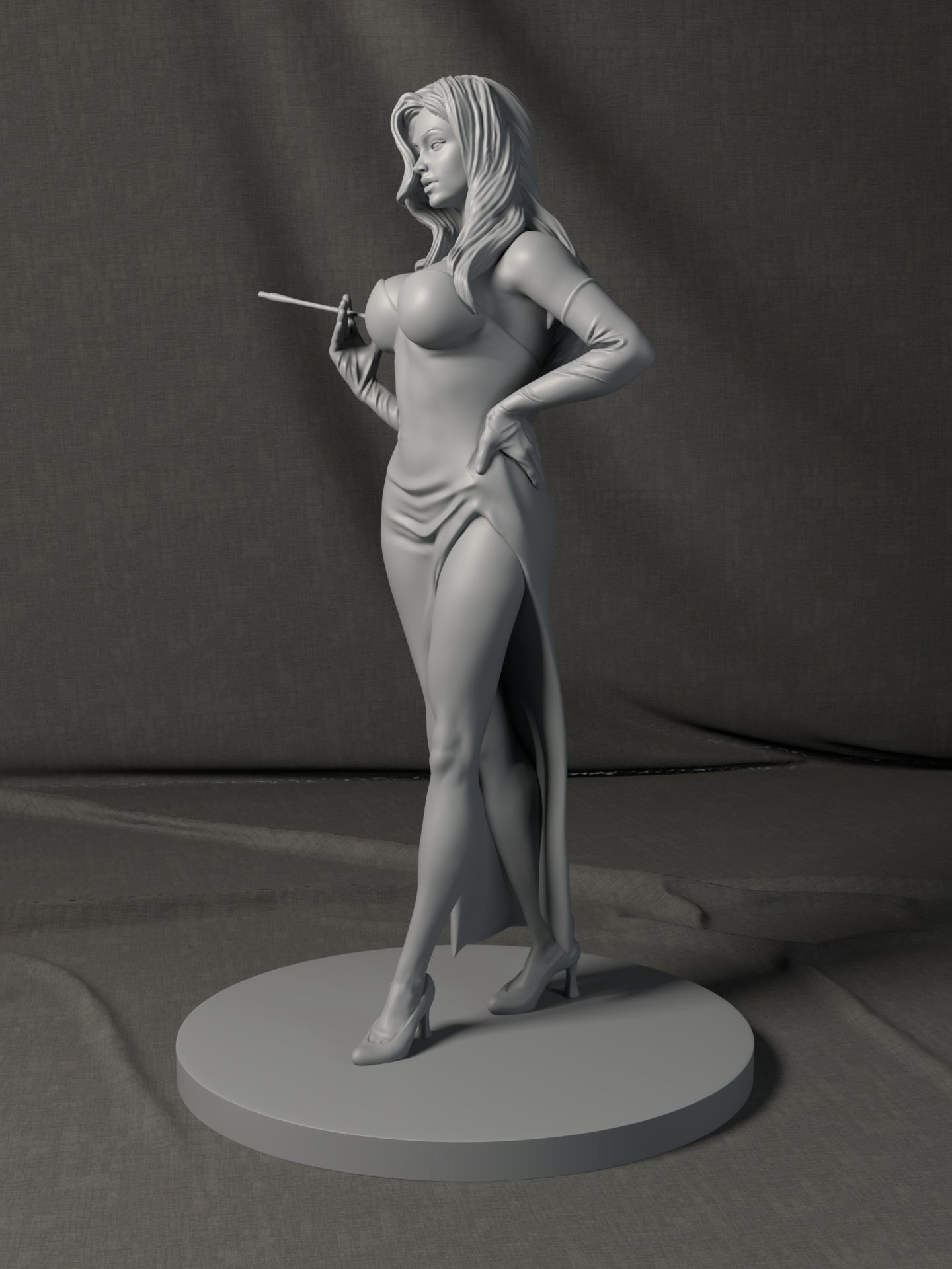 Jessica Rabbit 3D print model_1