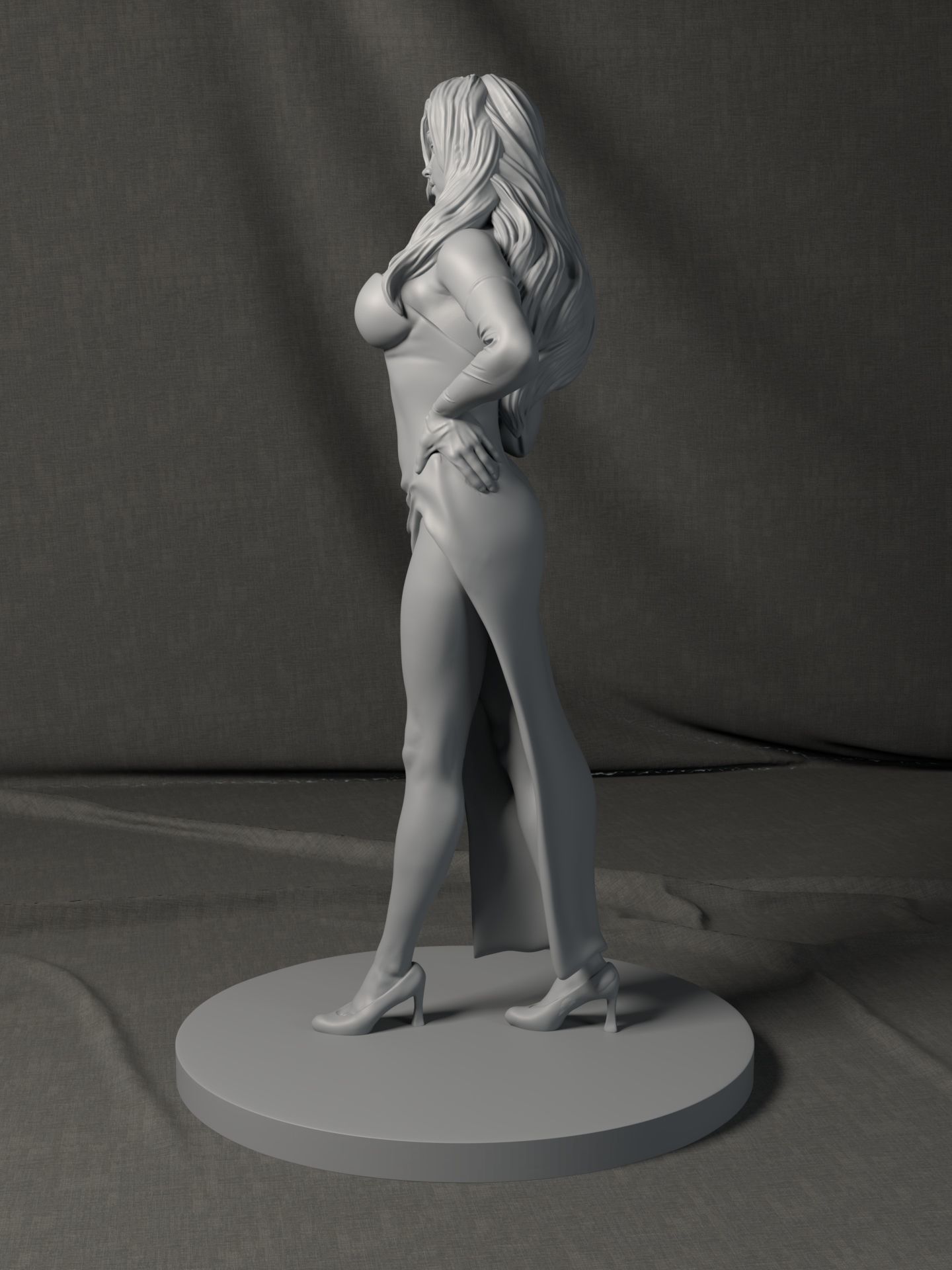 Jessica Rabbit 3D print model_2