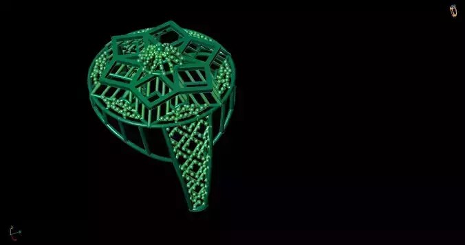 Ring 6 ice cream cone with lights