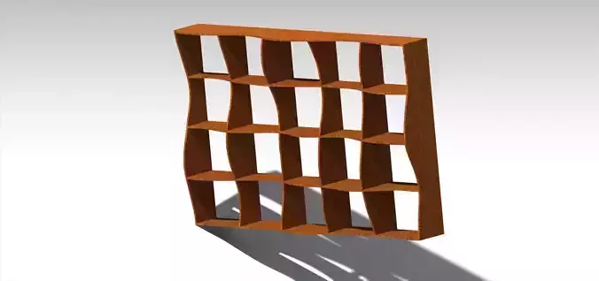 Lasercut Wood Easy Assembly Library