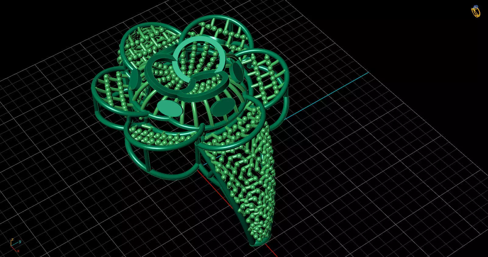 Ring 11 3D print model_0