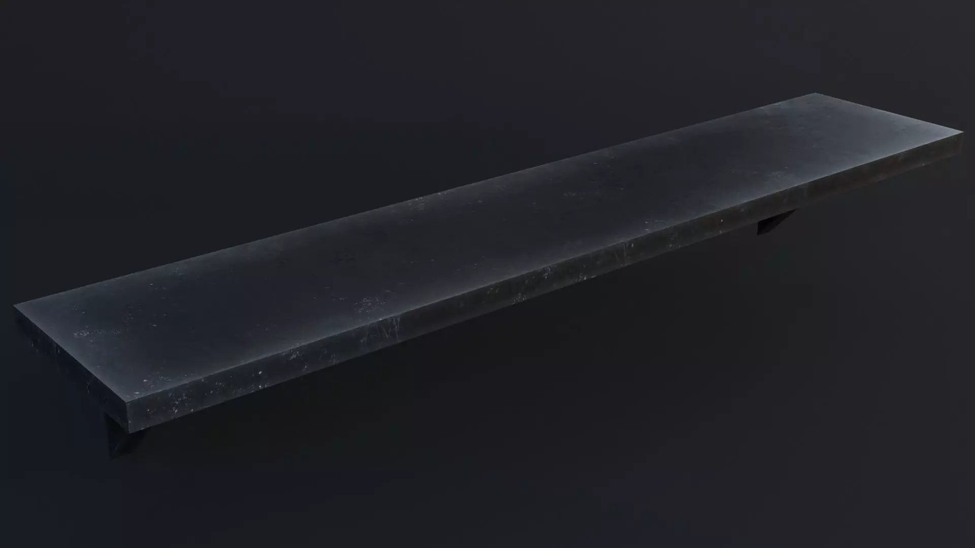 6wooden shelf game ready low poly 3D model Low-poly 3D model Low-poly 3D model_0