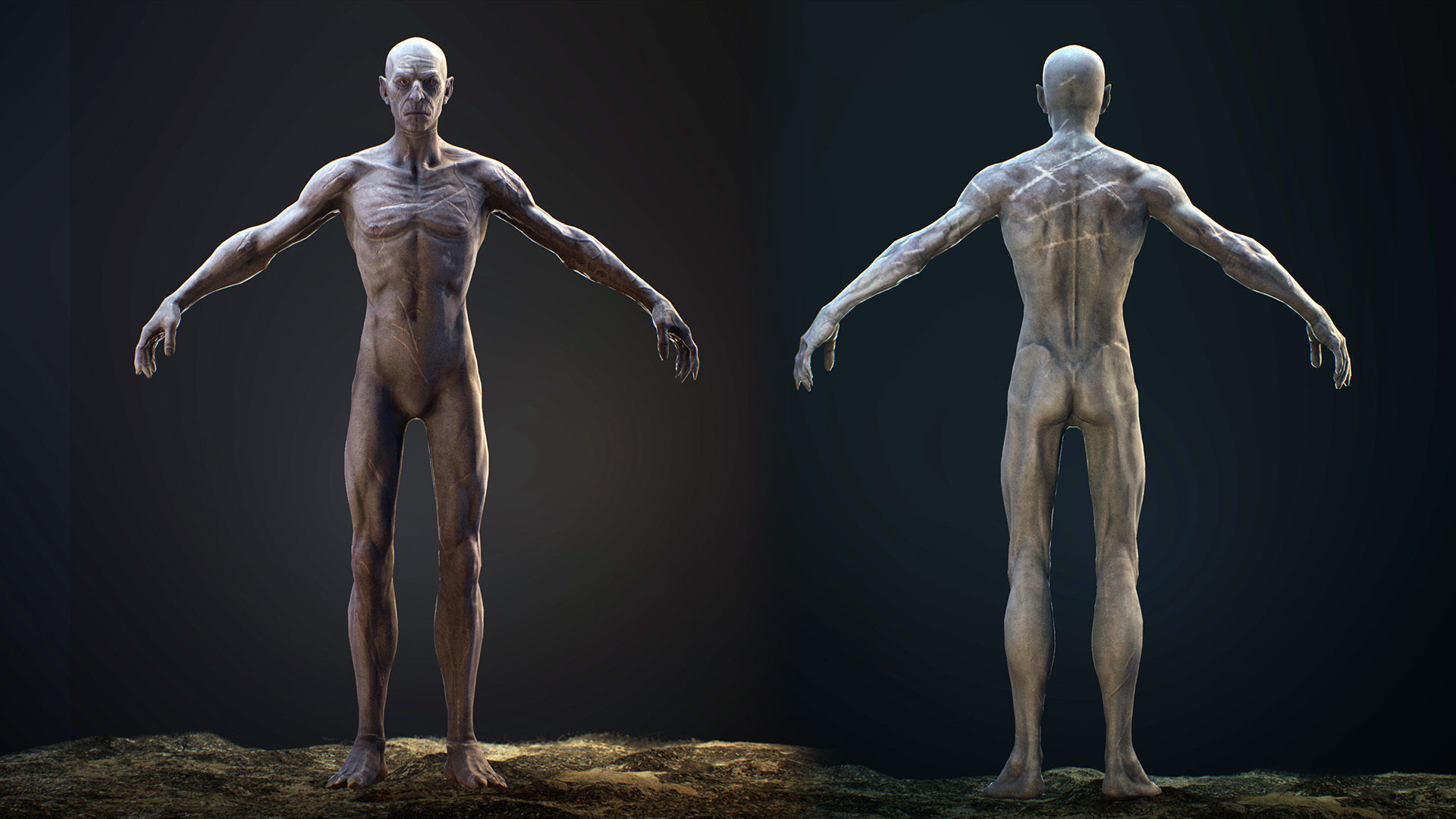 Heretic game ready realistic fantasy character Ue 4-5 and Unity Low-poly 3D model_23