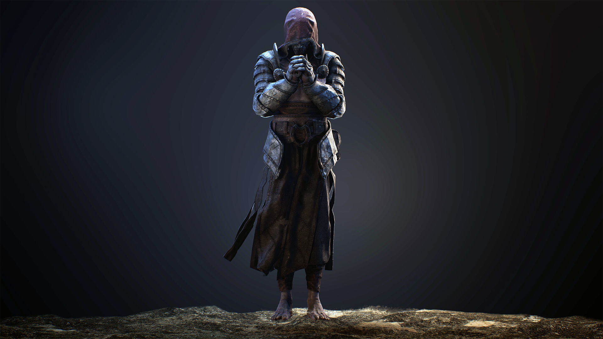 Heretic game ready realistic fantasy character Ue 4-5 and Unity Low-poly 3D model_17