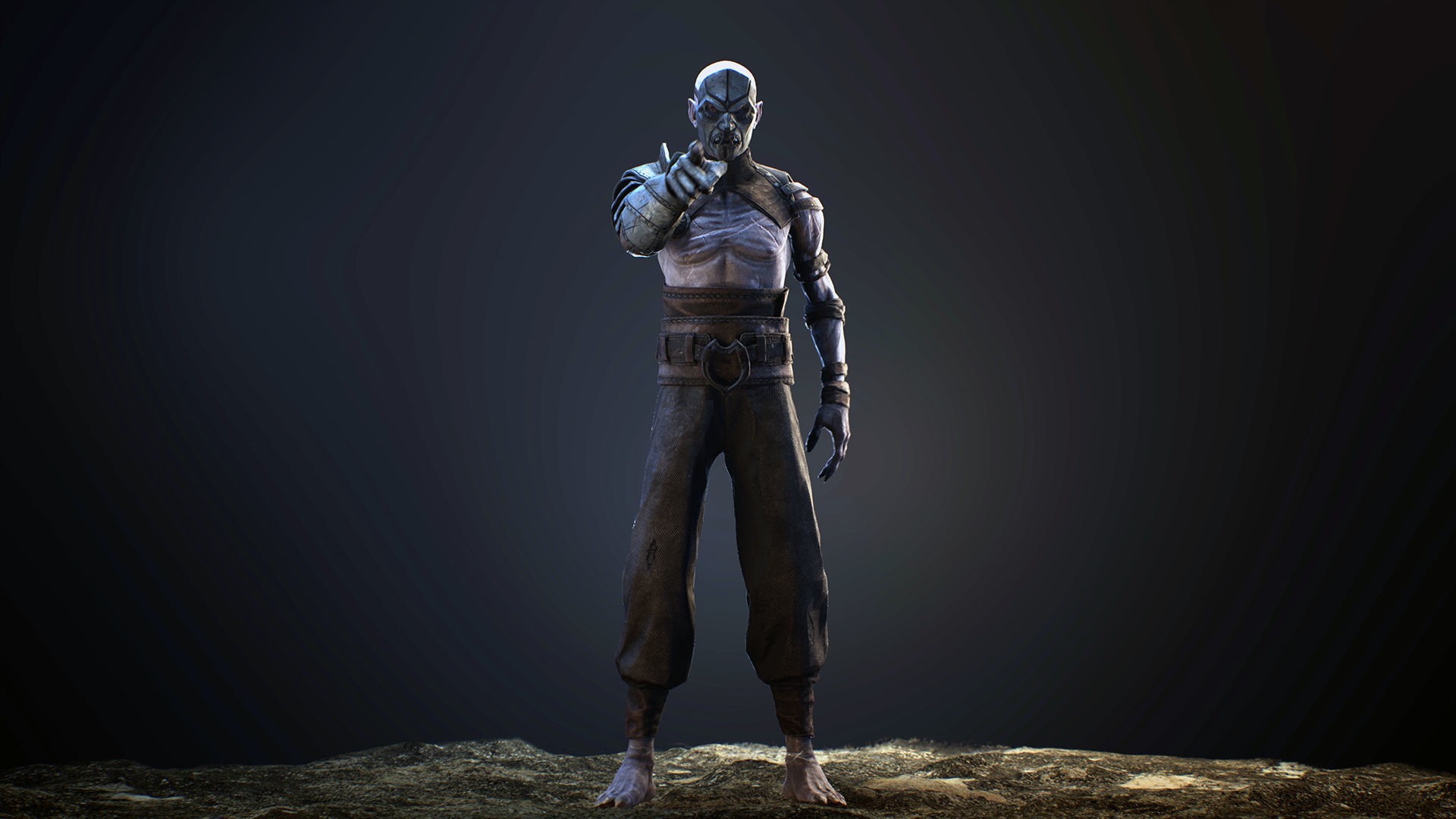 Heretic game ready realistic fantasy character Ue 4-5 and Unity Low-poly 3D model_20