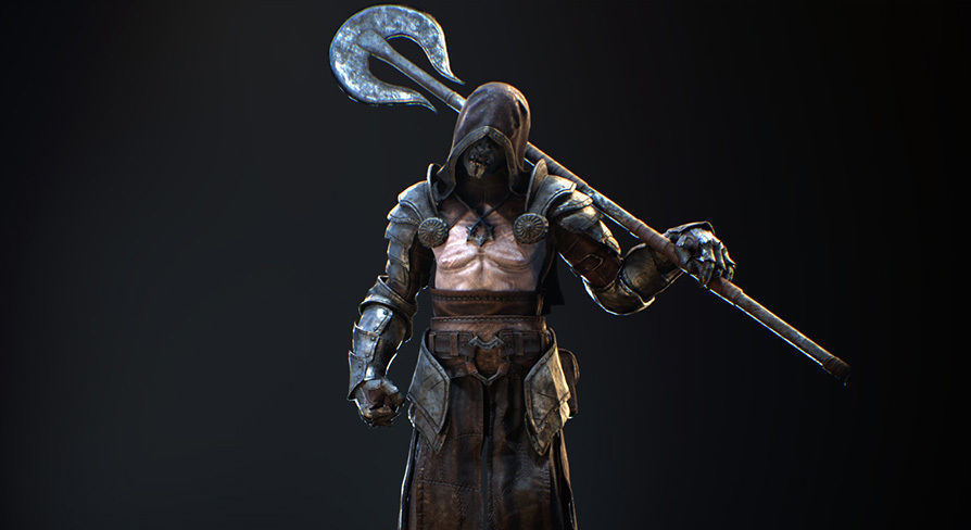 Heretic game ready realistic fantasy character Ue 4-5 and Unity Low-poly 3D model_5