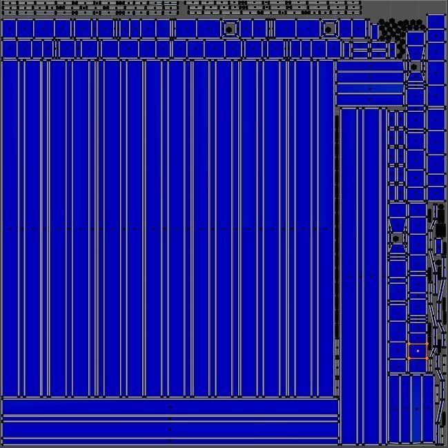 Street bench Low-poly 3D model_33