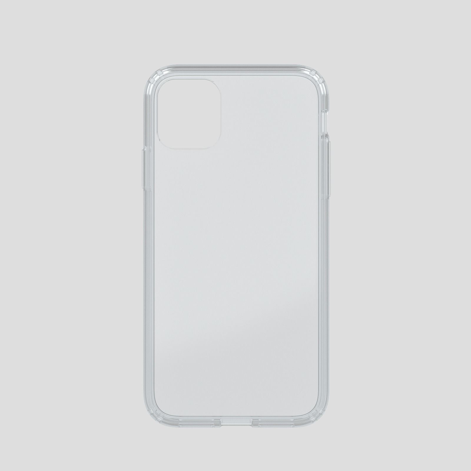 iPhone 11 Clear Case 3D print model_3