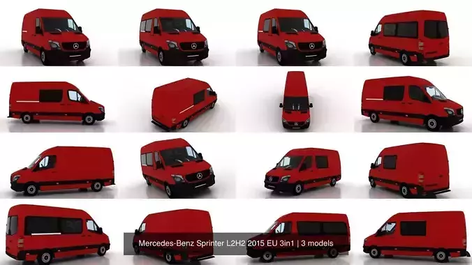 Mercedes-Benz Sprinter L2H2 2015 EU 3in1