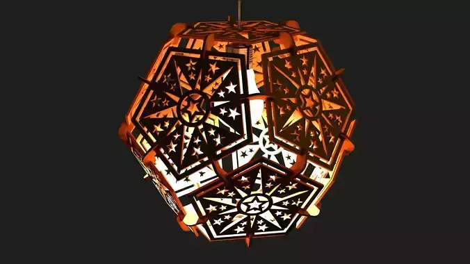 Chandelier lamp 3D model