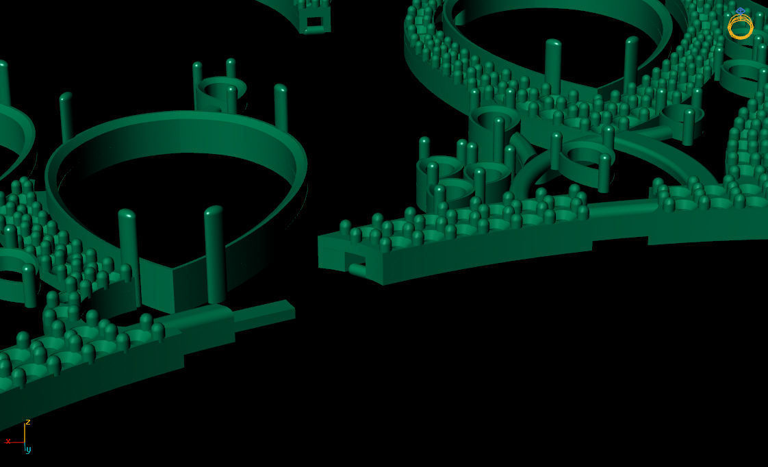 luxury party set - necklace set 3D print model_10