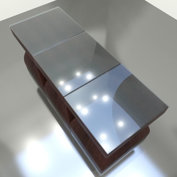 Modular Coffee Table 3D model_3
