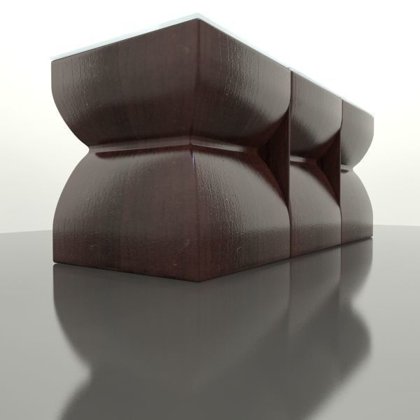 Modular Coffee Table 3D model_4