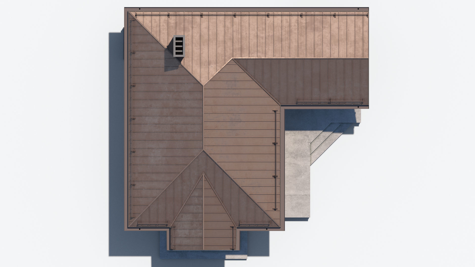 Residential House 11 Low-poly 3D model_11