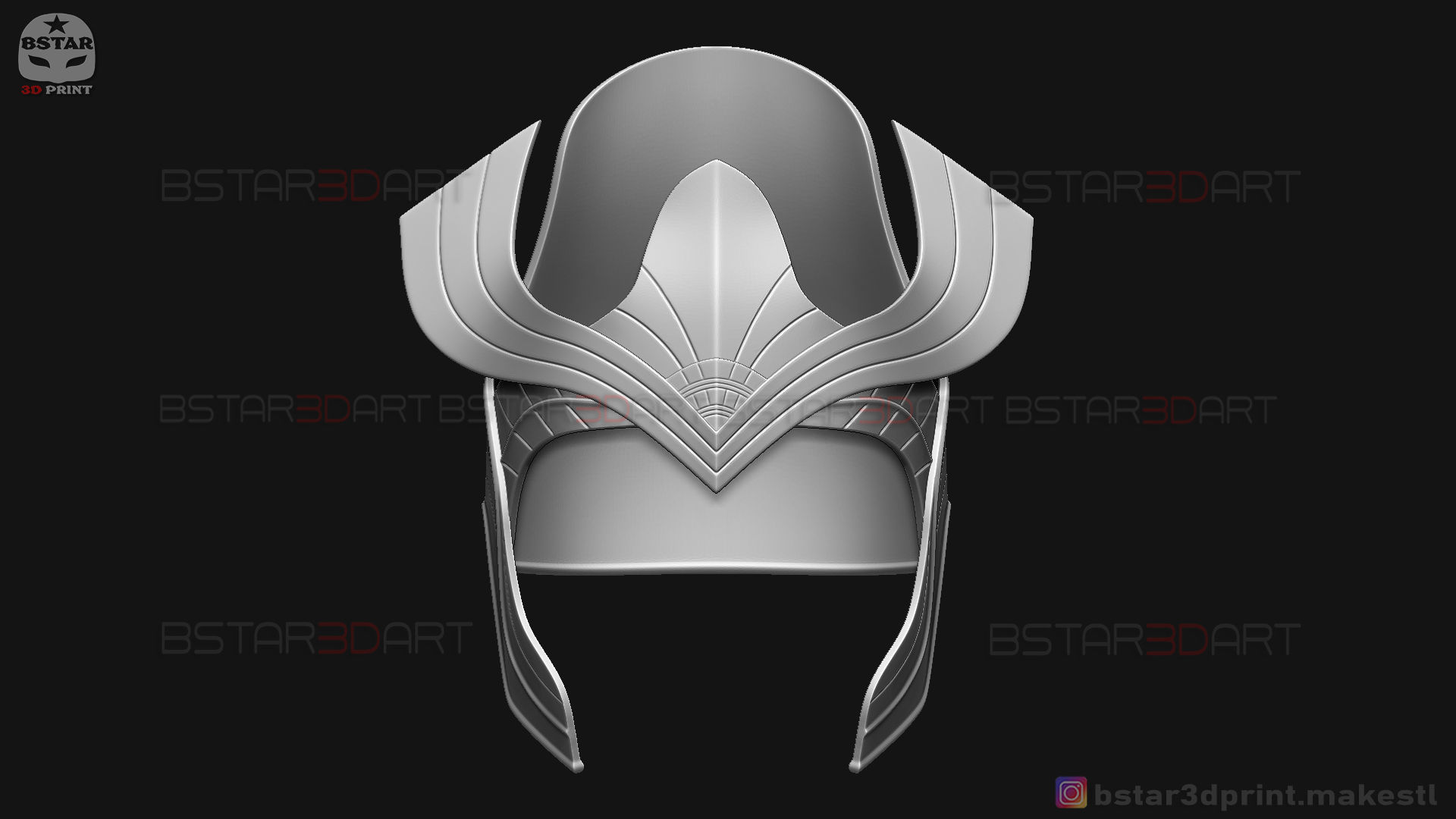 AJAK Crown - Salma Hayek Helmet - Eternals Marvel Movie 2021 3D print model_14
